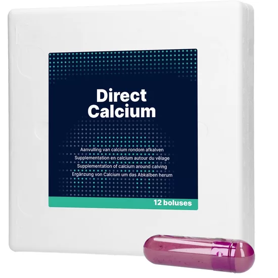 DIRECT CALCIUM boli piena triekas un subklīniskas hipokalcēmijas riska mazināšanai slaucamām govīm